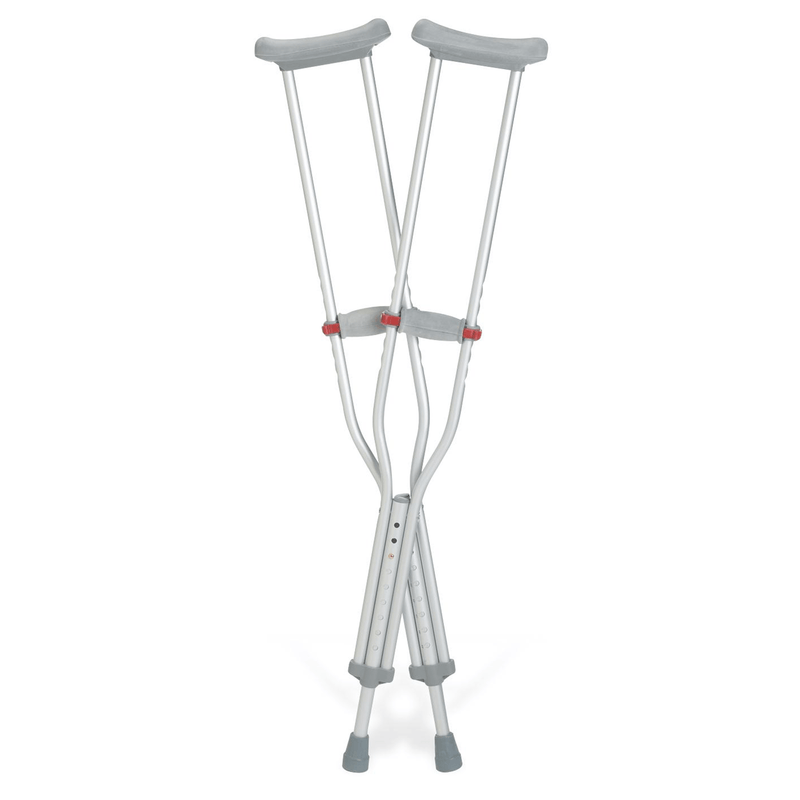 Medline Injury Support Premium Red•Dot® Crutches