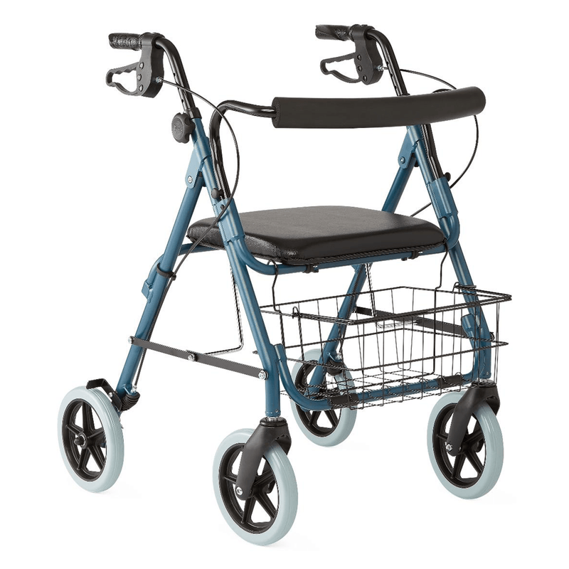 Medline Senior Care Guardian Deluxe Rollators with 8" Wheels