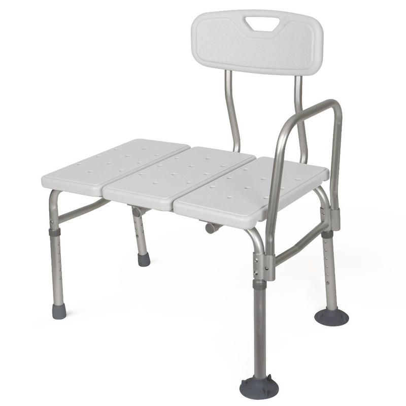 Medline Senior Care Unpadded Transfer Bench