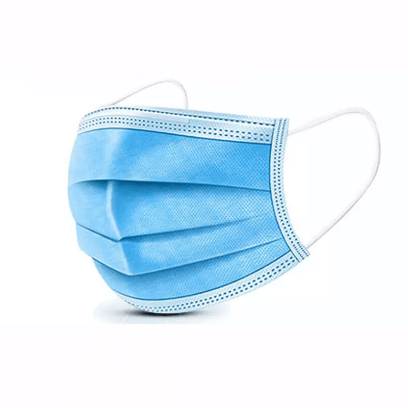 Pelican Medical Masks Blue 3-Ply Surgical Mask - 10 Pack