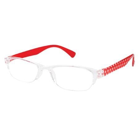 SXM Vision Center Glasses Red - White / +1.50 Readers: Charlotte