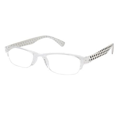 SXM Vision Center Glasses White - Black / +1.50 Readers: Charlotte