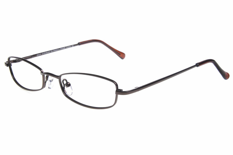 Visual Eyes Glasses ANT-BROWN / Frame Only / Clear Envy Pamala