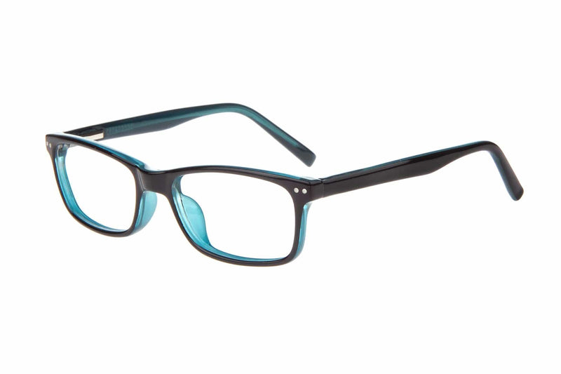 Visual Eyes Glasses BLACK-BLUE / Frame Only / Clear Laugh Out Loud 22