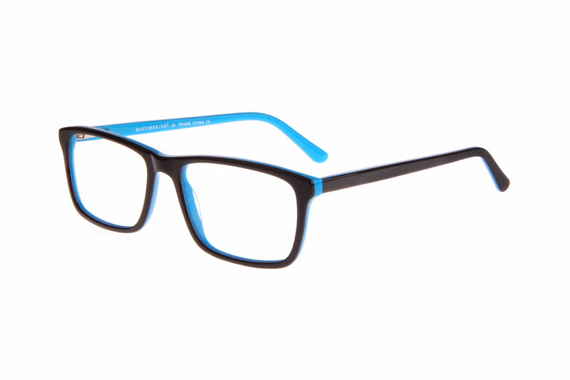 Visual Eyes Glasses BLACK-BLUE / Frame Only / Clear Success Xpl Jo