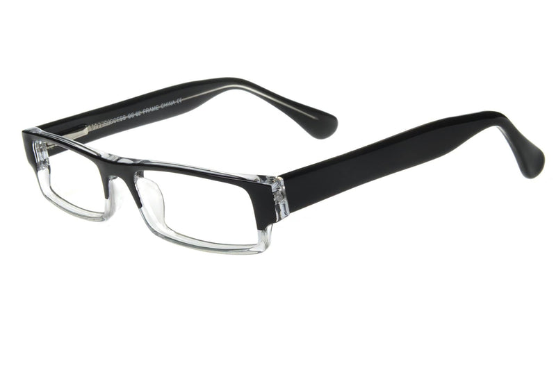 Visual Eyes Glasses BLACK-CRYSTAL / Frame Only / Clear Success 62