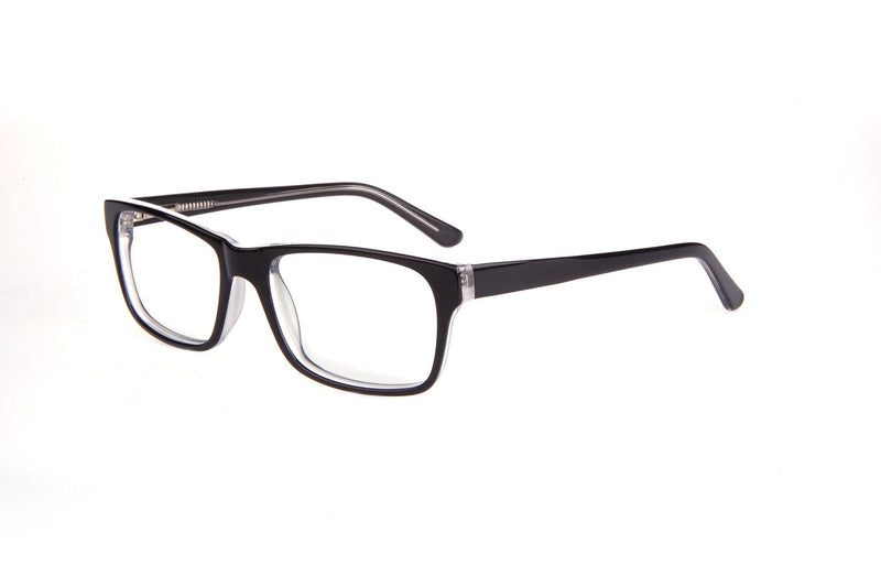 Visual Eyes Glasses BLACK-CRYSTAL / Frame Only / Clear Success Xpl Ethan