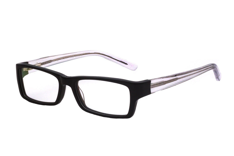 Visual Eyes Glasses BLACK-CRYSTAL / Frame Only / Clear Success Xpl Jake