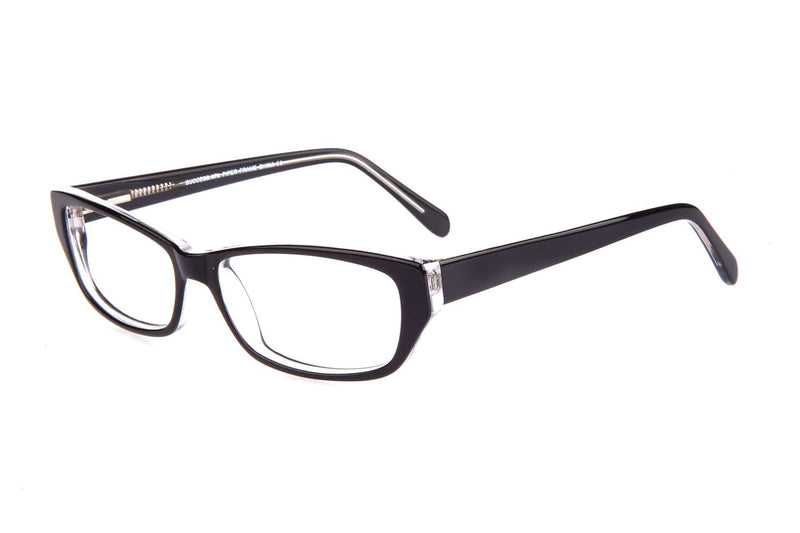 Visual Eyes Glasses BLACK-CRYSTAL / Frame Only / Clear Success Xpl Piper