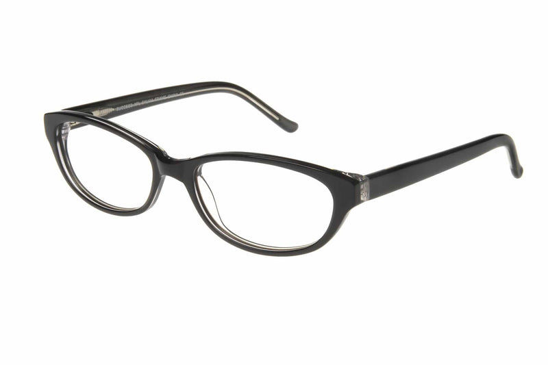 Visual Eyes Glasses BLACK-CRYSTAL / Frame Only / Clear Success Xpl Sylvia