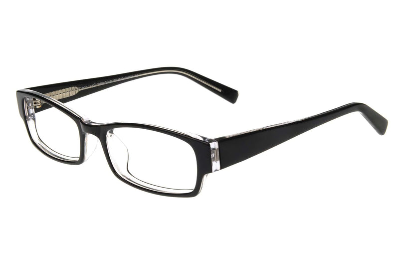 Visual Eyes Glasses BLACK-CRYSTAL / Frame Only / Clear Success Xpl Twocold