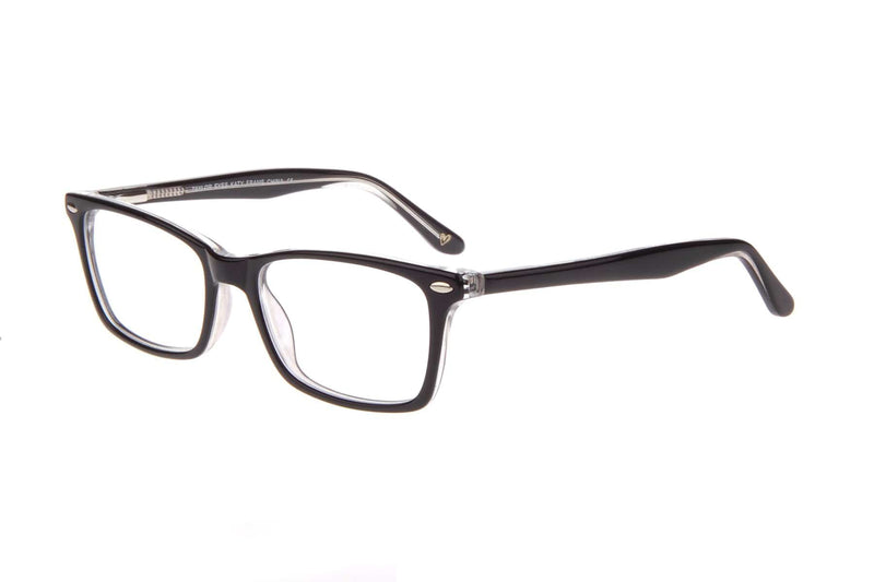 Visual Eyes Glasses BLACK-CRYSTAL / Frame Only / Clear Taylor Katy