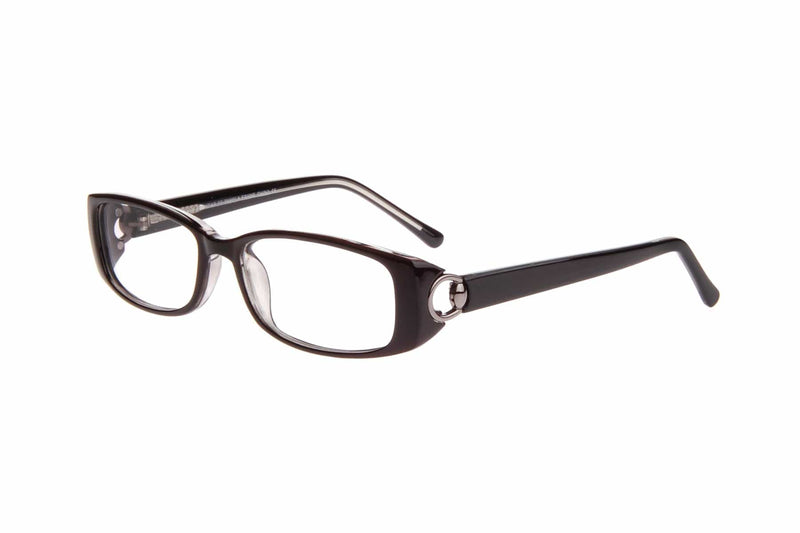 Visual Eyes Glasses BLACK / Frame Only / Clear Envy Carly