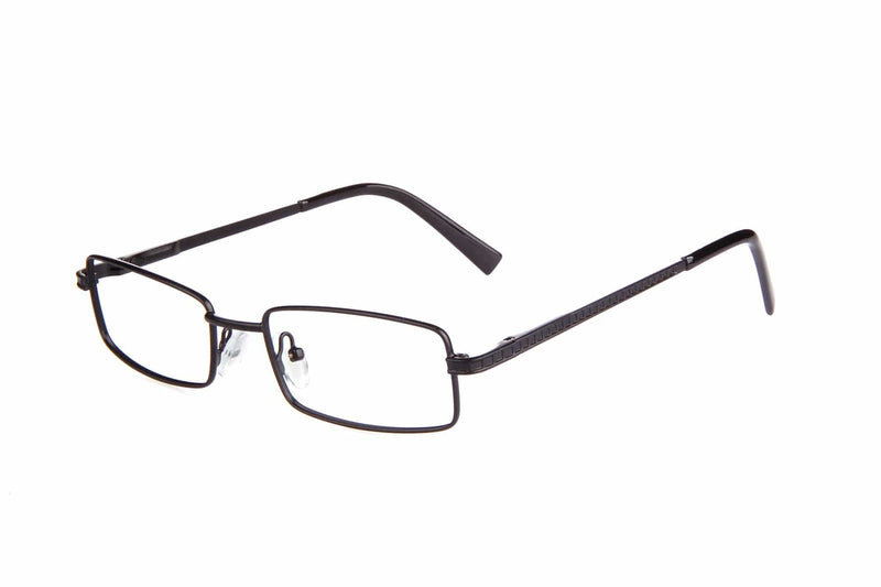 Visual Eyes Glasses BLACK / Frame Only / Clear Horizon Admiral