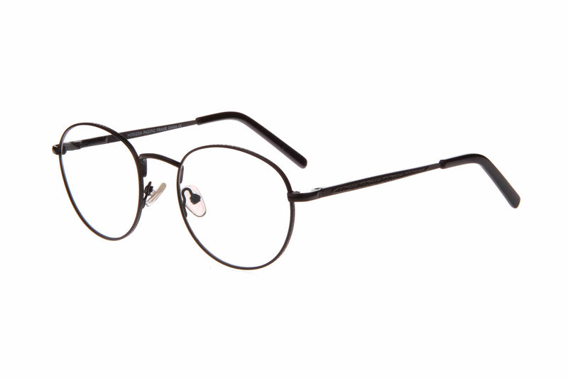 Visual Eyes Glasses BLACK / Frame Only / Clear Horizon Pacific