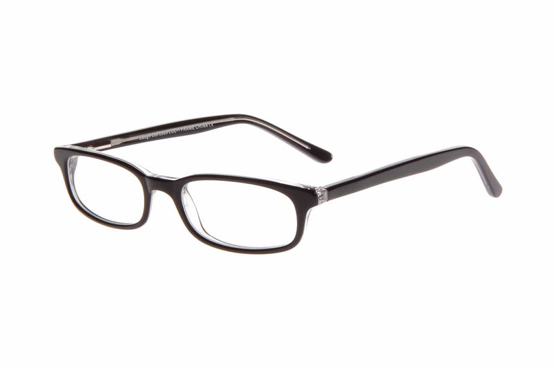 Visual Eyes Glasses BLACK / Frame Only / Clear Laugh Out Loud 1