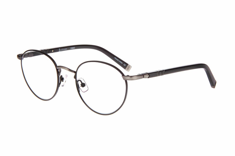 Visual Eyes Glasses BLACK / Frame Only / Clear Lazzaro Fabio