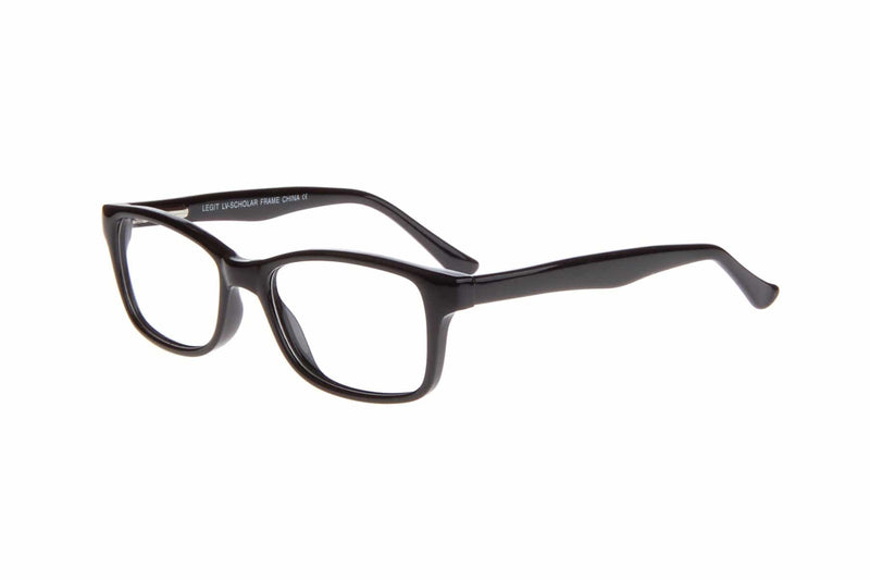 Visual Eyes Glasses BLACK / Frame Only / Clear LEGIT VISION SCHOLAR