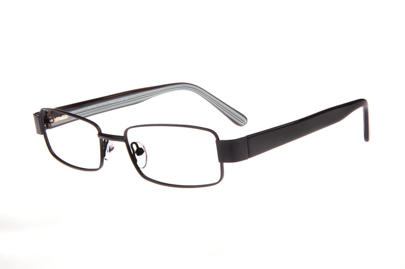 Visual Eyes Glasses BLACK / Frame Only / Clear Runway 161