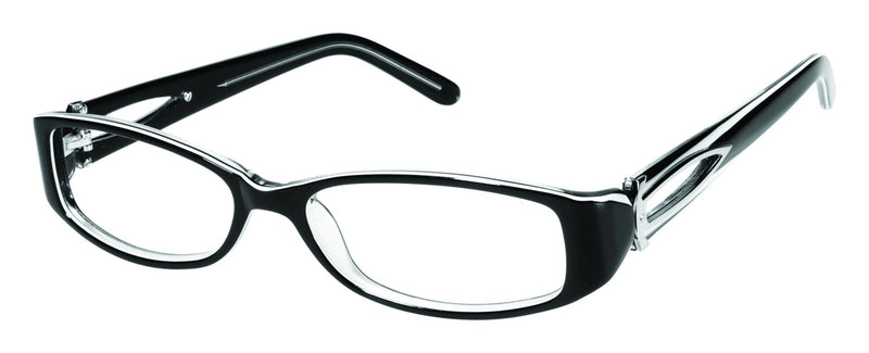 Visual Eyes Glasses BLACK / Frame Only / Clear Runway Couture 123