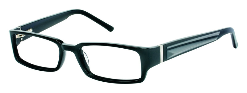 Visual Eyes Glasses BLACK / Frame Only / Clear Runway Couture 210