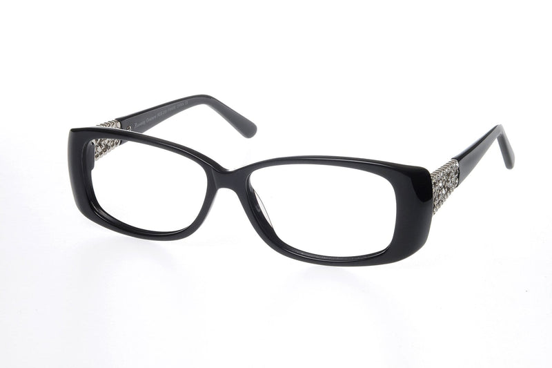 Visual Eyes Glasses BLACK / Frame Only / Clear Runway Couture 238