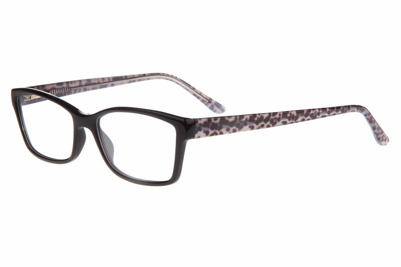 Visual Eyes Glasses BLACK / Frame Only / Clear Runway Tween 34