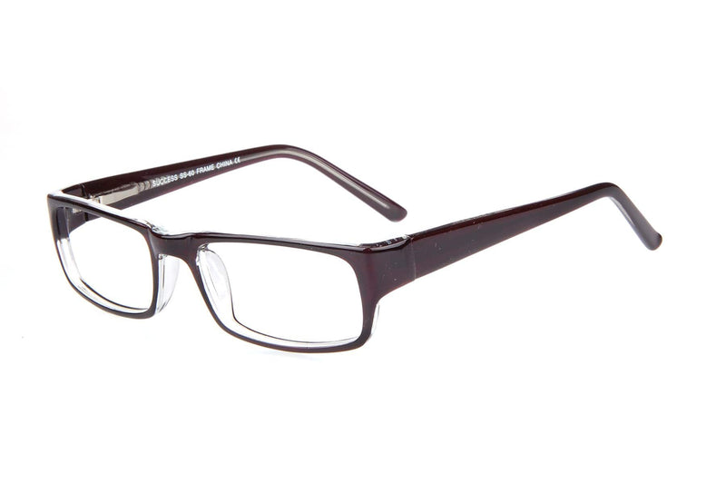 Visual Eyes Glasses BLACK / Frame Only / Clear Success 60