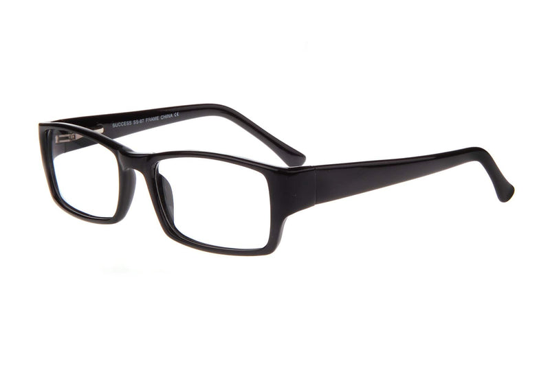 Visual Eyes Glasses BLACK / Frame Only / Clear Success 87