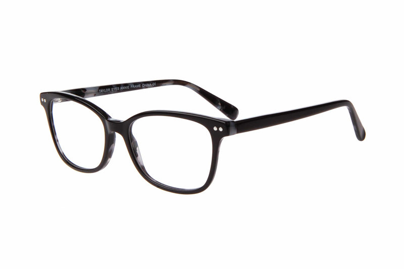 Visual Eyes Glasses BLACK / Frame Only / Clear Taylor Annie