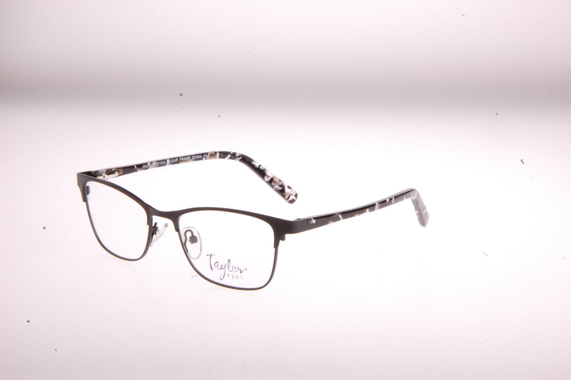 Visual Eyes Glasses BLACK / Frame Only / Clear Taylor Sugar