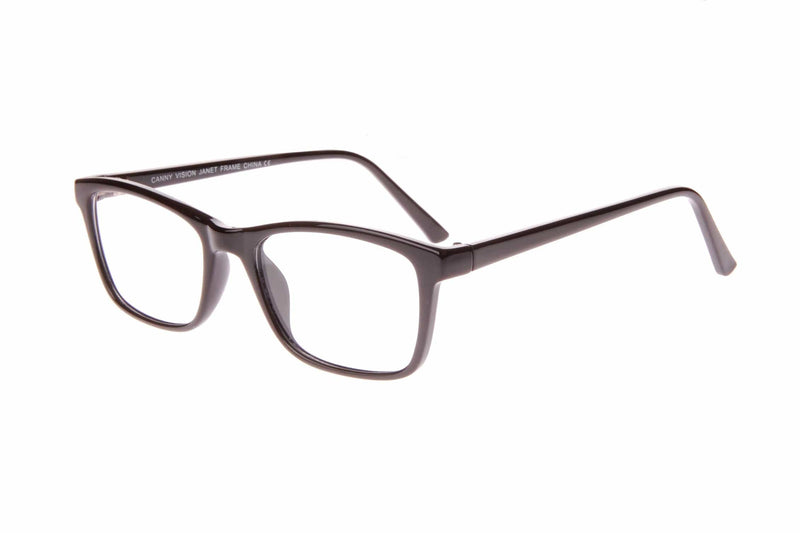 Visual Eyes Glasses BLACK / Frame Only / Frame Only CANNY VISION JANET BLACK