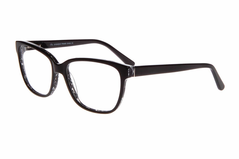 Visual Eyes Glasses BLACK / Frame Only / Frame Only CHIC JUSTINE BLACK