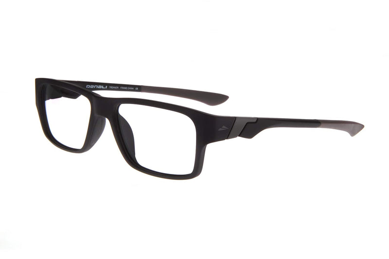 Visual Eyes Glasses BLACK-GREY / Frame Only / Clear Denali Trekker