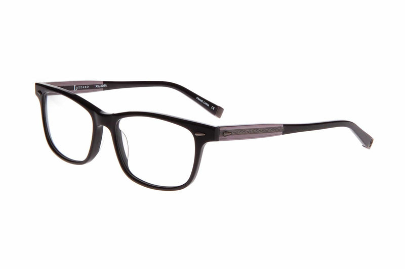 Visual Eyes Glasses BLACK-GREY / Frame Only / Clear Lazzaro Marco