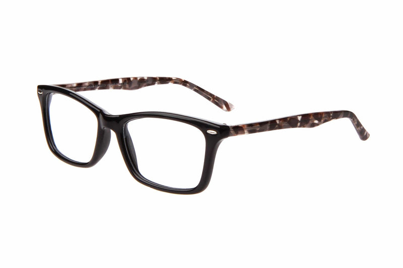 Visual Eyes Glasses BLACK-MARBLE / Frame Only / Clear Envy Betty