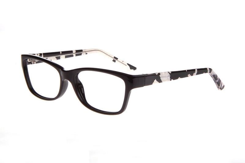 Visual Eyes Glasses BLACK-MARBLE / Frame Only / Clear Success 77