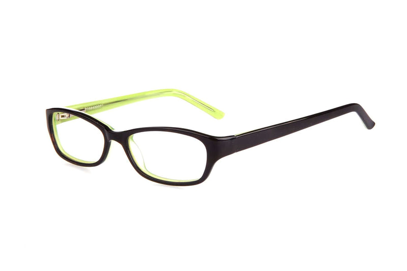 Visual Eyes Glasses BLACK-MINT / Frame Only / Clear Runway Petite 14