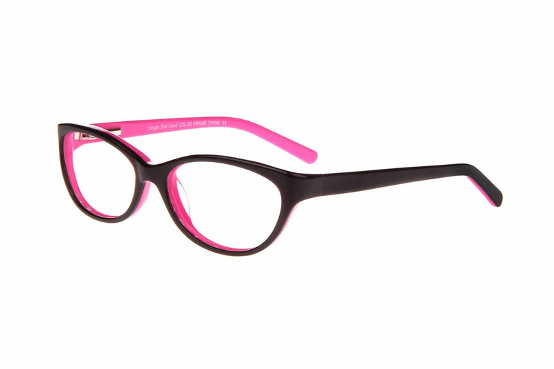 Visual Eyes Glasses BLACK-PINK / Frame Only / Clear Laugh Out Loud 20