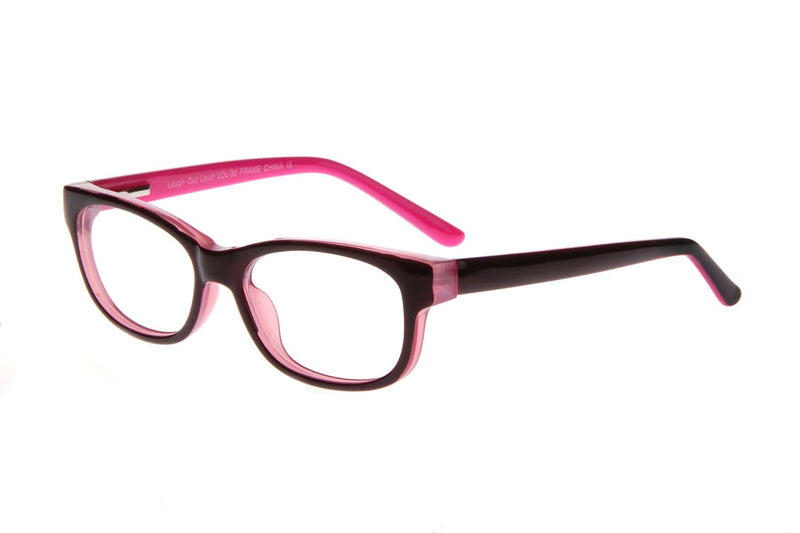 Visual Eyes Glasses BLACK-PINK / Frame Only / Clear Laugh Out Loud 30