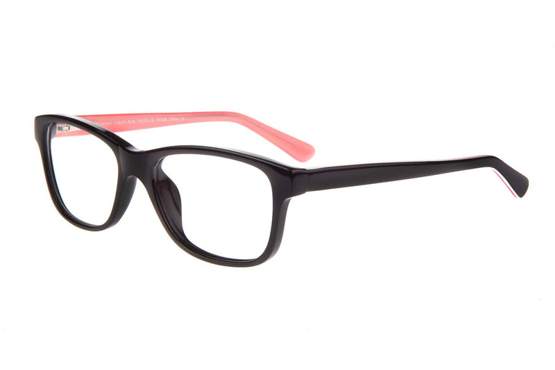 Visual Eyes Glasses BLACK-PINK / Frame Only / Clear Runway Tween 38