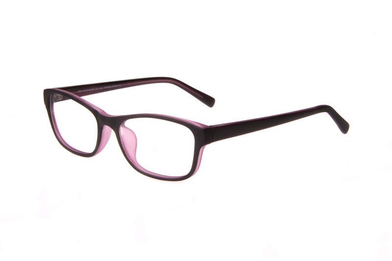 Visual Eyes Glasses BLACK-Plum / Frame Only / Clear Envy Cali