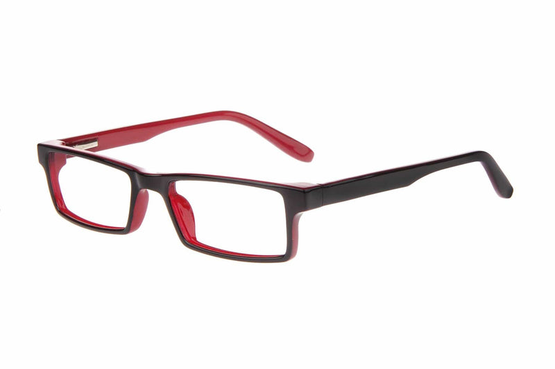 Visual Eyes Glasses BLACK-RED / Frame Only / Clear Laugh Out Loud 23