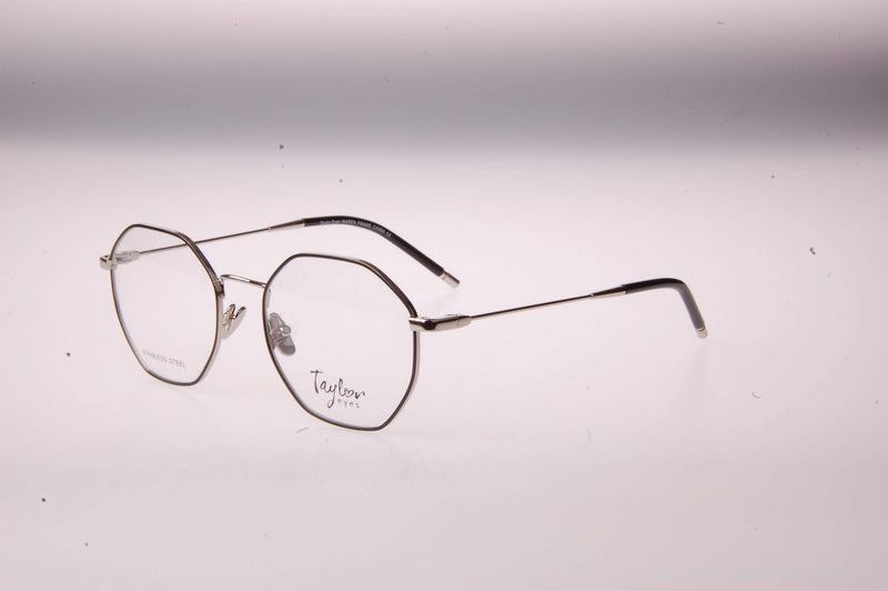 Visual Eyes Glasses BLACK-SILVER / Frame Only / Clear Taylor Maren