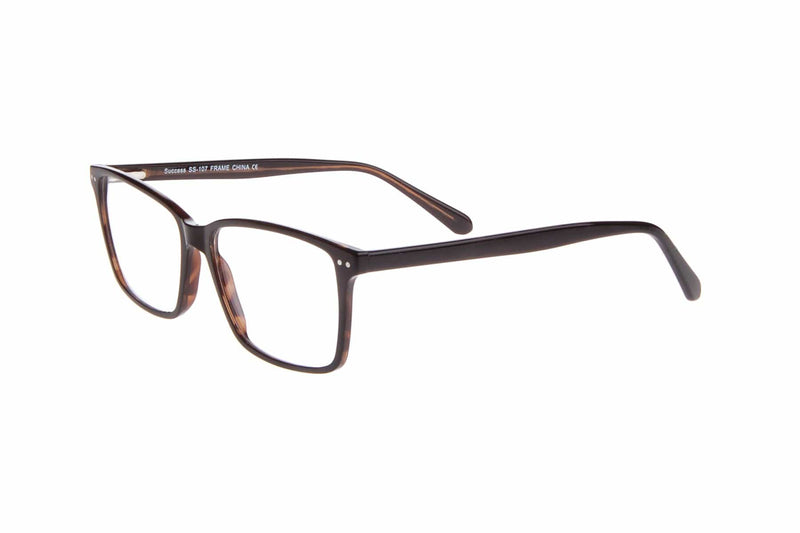 Visual Eyes Glasses BLACK-TORTOISE / Frame Only / Clear Success 107