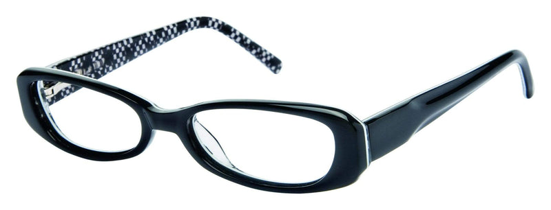 Visual Eyes Glasses BLACK-WHITE / Frame Only / Clear Laugh Out Loud 14