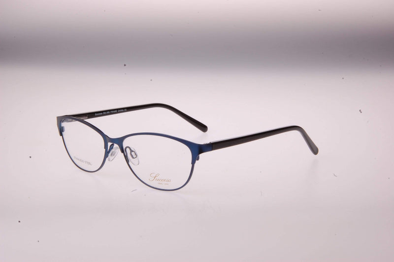 Visual Eyes Glasses BLUE-BLACK / Frame Only / Clear Success 388