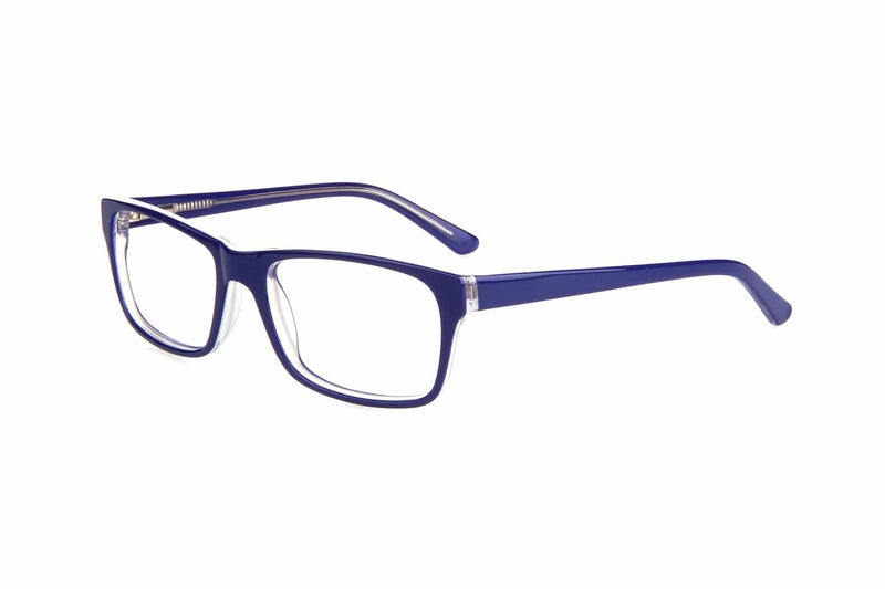 Visual Eyes Glasses BLUE-CRYSTAL / Frame Only / Clear Success Xpl Ethan