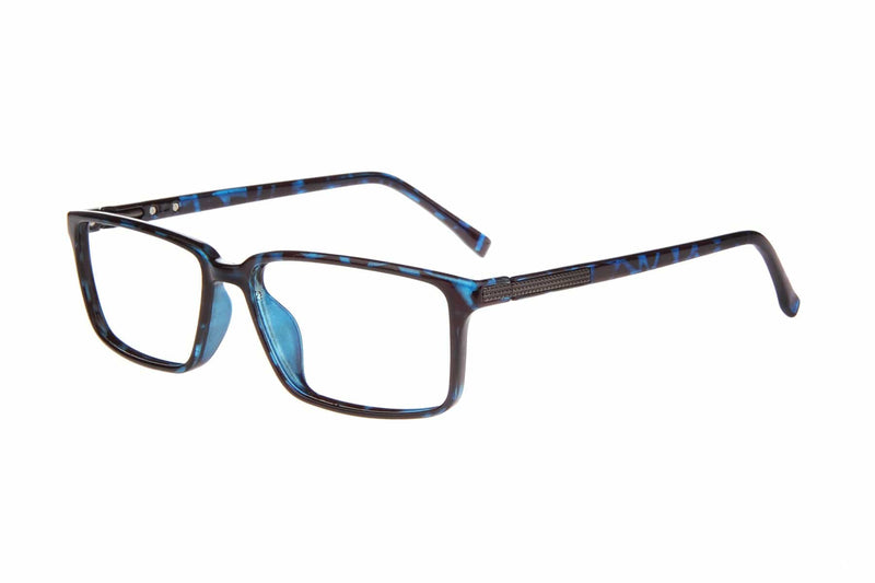 Visual Eyes Glasses BLUE-DEMI / Frame Only / Clear Runway 162