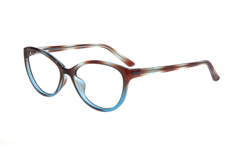 Visual Eyes Glasses BLUE-DEMI / Frame Only / Clear Success 76